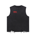 Snow Washed Raw-Hem Tank Top